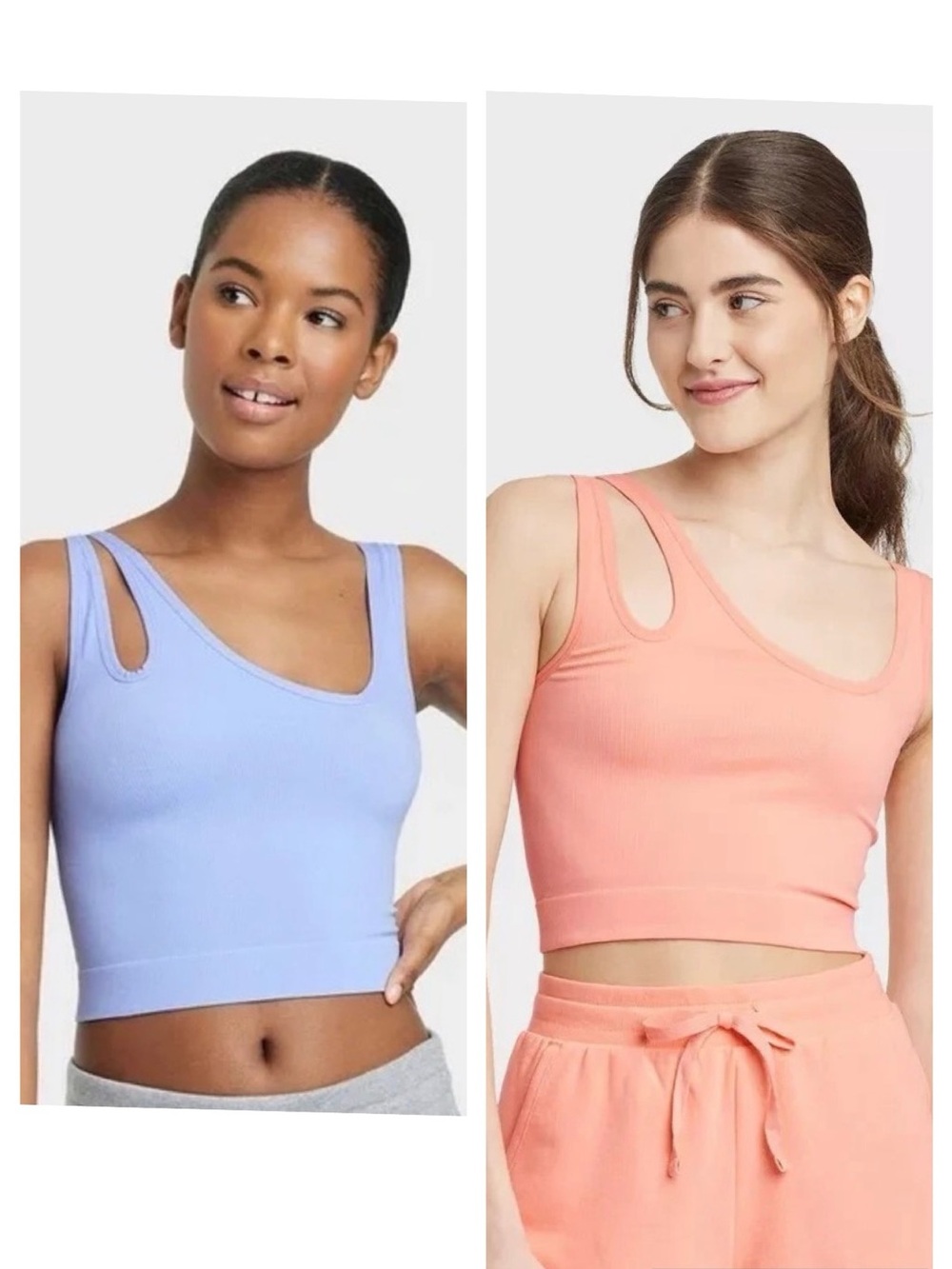 Colsie ribbed cropped tank top 2 for 1